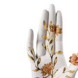 WHITE AND GOLD "MUDRA PROTECTION" LLADRÓ PORCELAIN SCULPTURE