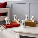 LLADRÓ PORCELAIN SCULPTURE "BUDDY – AFFECTIONATE PUPPY" WITH RED HEART 