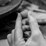 LLADRÓ PORCELAIN SCULPTURE "ROBY – BRAVE BEAR" WITH RED HEART 