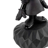 Porcelain sculpture "Minnie Total Black" matt and glossy black LLADRÓ