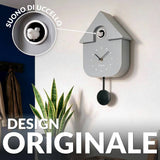Orologio a Cucù Grigio e Nero - Fisura