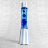 Lampada Lava Righe Blu Fisura