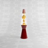 Lava Lamp Bullet Bordeaux e Oro – Fisura