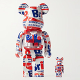MEDICOM TOY - 400% & 100% BEARBRICK SET - ANDY WARHOL BRILLO, 2022