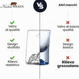 Cofanetto 2 bicchieri da shot con: Everest e Monte Bianco