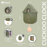 Orologio Cucù Verde Oliva Fisura