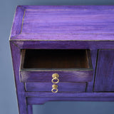 Console table "Dynasty" Werns in vintage purple