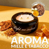 Candela Profumata in Posacenere "Light me instead"  – Fisura