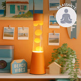 Lava Lamp Satinata Arancione Fisura