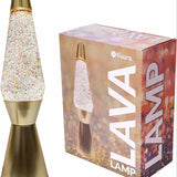 Lava Lamp Oro Glitter Fisura
