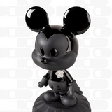 Scultura in porcellana “Mickey Total Black” nero opaco e lucido