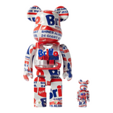 MEDICOM TOY - 400% & 100% BEARBRICK SET - ANDY WARHOL BRILLO, 2022