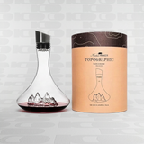 Decanter da Vino Topografico – Tre Cime di Lavaredo - Alaskan Maker
