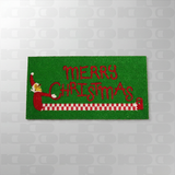 Zerbino Natalizio in Fibra di Cocco "Merry Christmas" – Fisura