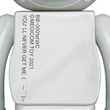 BE@RBRICK 1st Model “White Chrome” – 400% – 20th Anniversary – Edizione 2021
