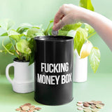 Salvadanaio in Metallo Nero "Fucking Money Box" – Fisura