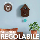Orologio a Cucù Marrone con Pois - Fisura