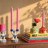Portacandele Circus Tent  Giallo/Blu – Kitsch Kitchen