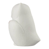Porcelain sculpture "Reese – Intuitive Owl" with red heart LLADRÓ