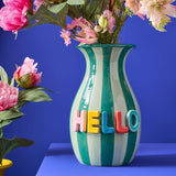 Vaso Hello Werns In Ceramica