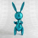 EDITION STUDIO ART SCULPTURE "BALLOON RABBIT XL" MINT BLUE – LIMITED EDITION