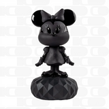 Porcelain sculpture "Minnie Total Black" matt and glossy black LLADRÓ