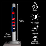 Lava Lamp XXL Rossa e Blu Fisura