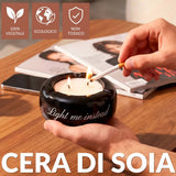 Candela Profumata in Posacenere "Light me instead"  – Fisura