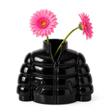 Vaso Piumino Nero in Ceramica - Upside Stories