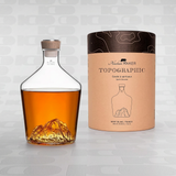 Bottiglia per liquori con topografia del Monte Bianco - Alaskan Maker