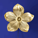 Lampada da parete Werns Fiore Bloom in oro