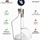Bottiglia per liquori con topografia dell'Everest  - Alaskan Maker