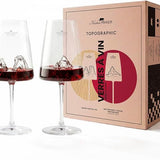 Set 2 Calici da Vino Topografici – Grand Canyon & Cervino Alaskan Maker