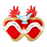 PINK PAMPAS - CORAZON DOBLE PALOMA