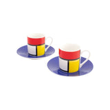 MUSEUM WEB SHOP - ESPRESSO SET, MONDRIAN