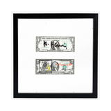 KEITH HARING - TWO DOLLARS 1982