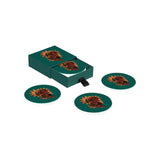 GANGZAI - MUSE SET OF 4 CERAMIC COASTERS