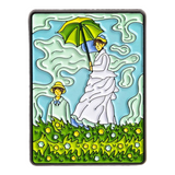 TODAY IS ART DAY - PIN - WOMAN WITH PARASOL - MONET