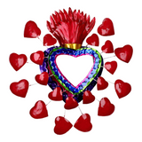 PINK PAMPAS - SPECCHIO MILLE CUORI - ROSSO