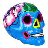 PINK PAMPAS - TESCHIO IN CERAMICA IBISCUS - BLU