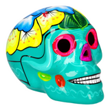 PINK PAMPAS - TESCHIO IN CERAMICA IBISCUS - TURCHESE