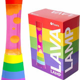 Lava Lamp Arcobaleno Rosa e Arancio Fisura