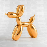 EDITION STUDIO ART "BALLOON DOG XXL" SCULPTURE ORANGE GOLD – LIMITED EDITION