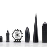 Set di scacchi Skyline Chess "Special Edition Two City" Londra vs New York
