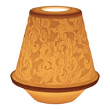 Porcelain lithophane "Lace" with decorative plate LLADRÓ