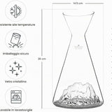 Caraffa per acqua con topografia del Cervino  - Alaskan Maker