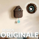Orologio a Cucù Marrone con Pois - Fisura