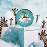 Vassoio rotondo Cloud Giraffe Gangzai