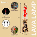 Lampada Lava Leopardata Fisura