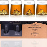 Cofanetto 4 bicchieri da shot con: Monte Bianco, Everest, Cervino e Pic du Midi - Alaskan Maker